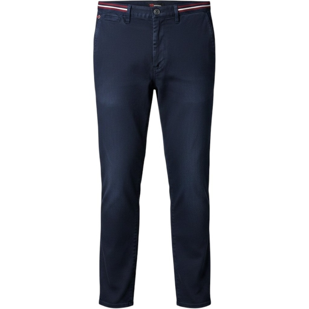Tailored Recreation Chino Pants Men 36/32 Navy Blue TR Premium Slim Fit Trousers